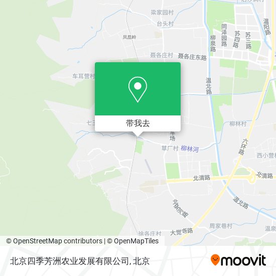 北京四季芳洲农业发展有限公司地图