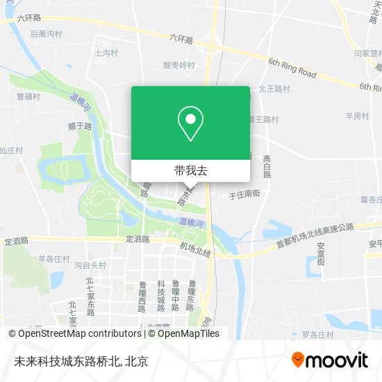 未来科技城东路桥北地图