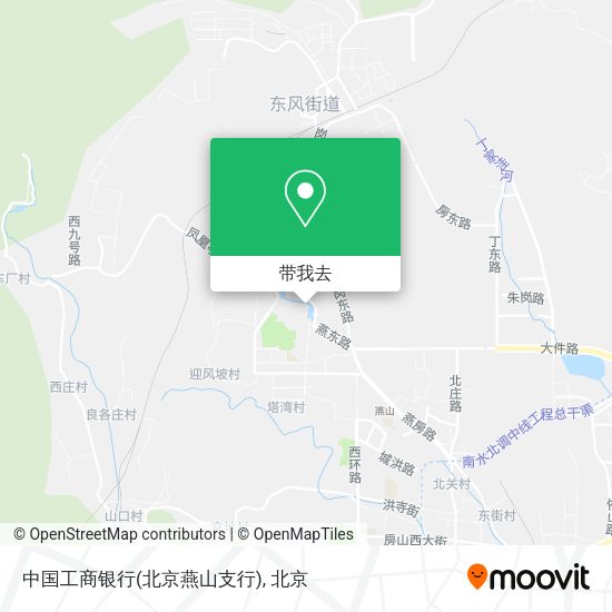 中国工商银行(北京燕山支行)地图