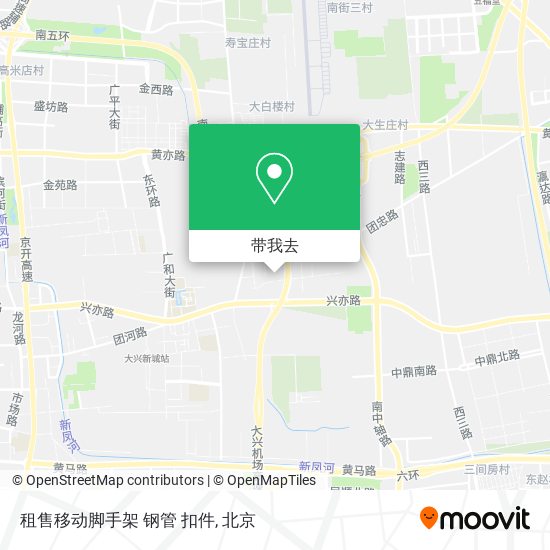租售移动脚手架 钢管 扣件地图