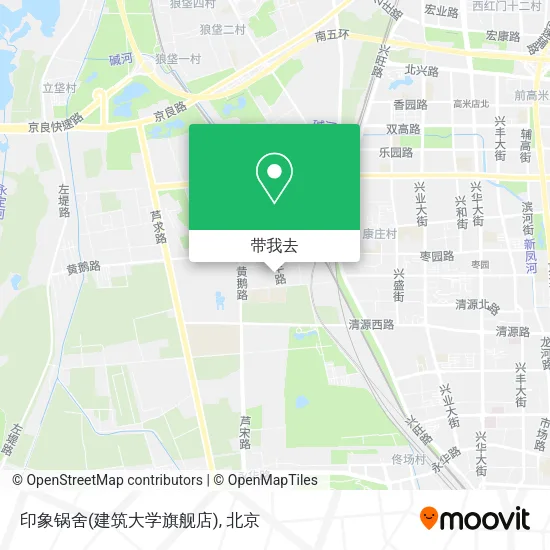 印象锅舍(建筑大学旗舰店)地图