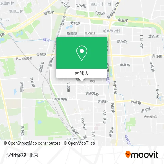 深州烧鸡地图