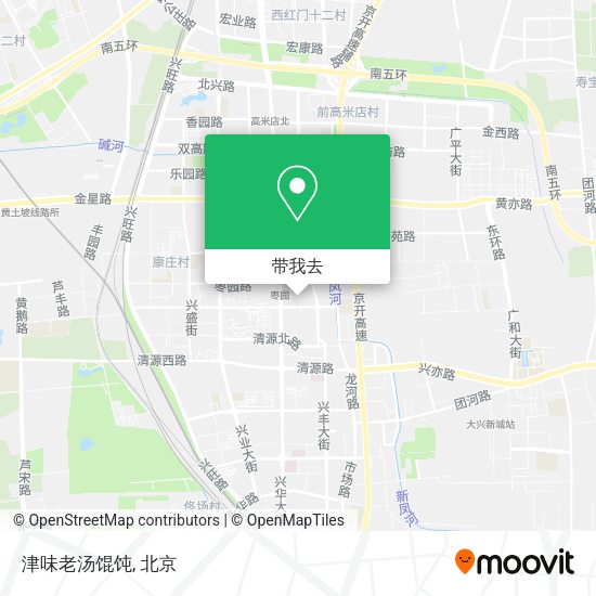 津味老汤馄饨地图