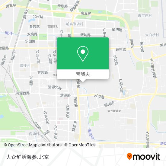大众鲜活海参地图