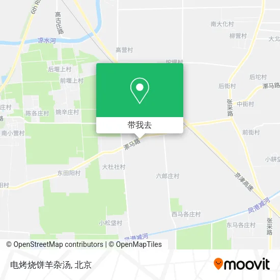电烤烧饼羊杂汤地图