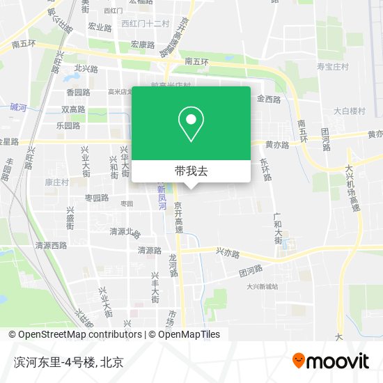 滨河东里-4号楼地图