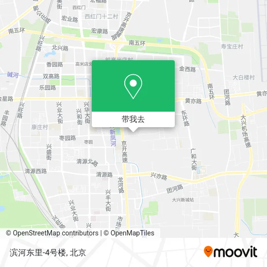 滨河东里-4号楼地图