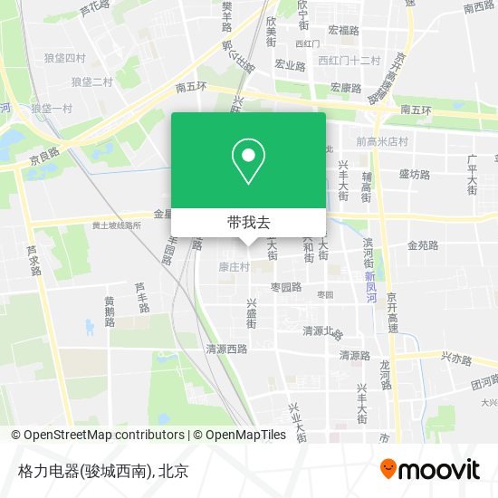 格力电器(骏城西南)地图