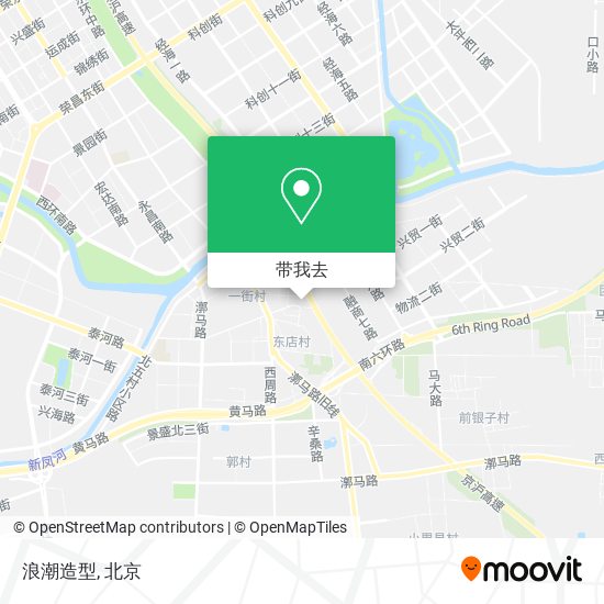 浪潮造型地图