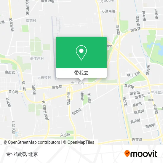 专业调漆地图