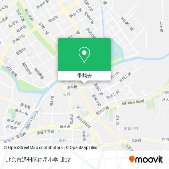 北京市通州区红星小学地图