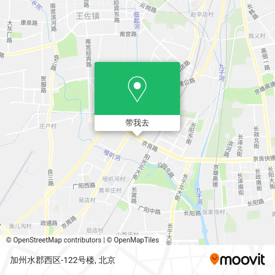 加州水郡西区-122号楼地图