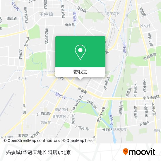 蚂蚁城(华冠天地长阳店)地图