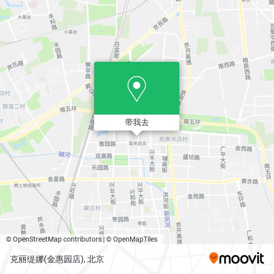 克丽缇娜(金惠园店)地图
