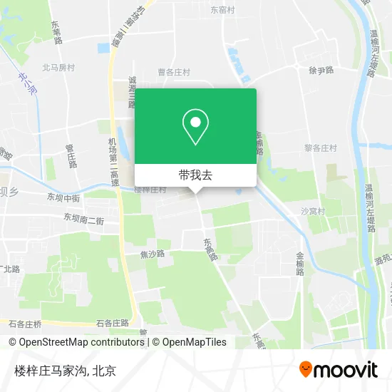 楼梓庄马家沟地图