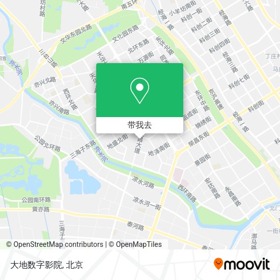 大地数字影院地图