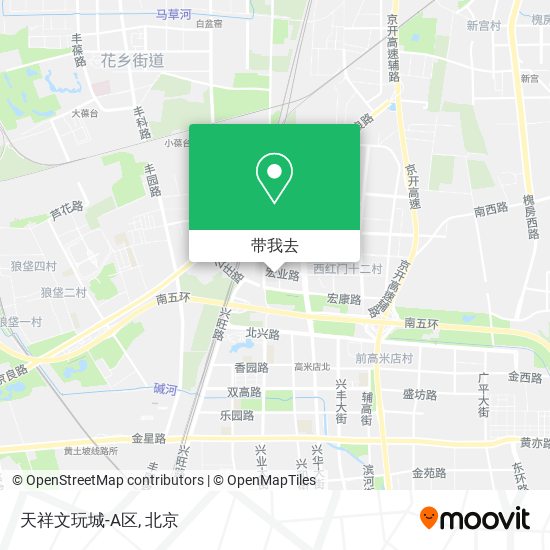 天祥文玩城-A区地图