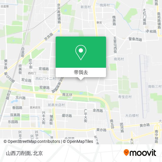 山西刀削面地图