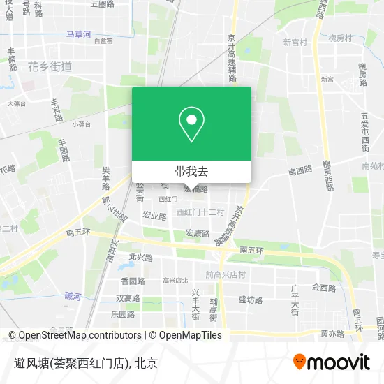 避风塘(荟聚西红门店)地图