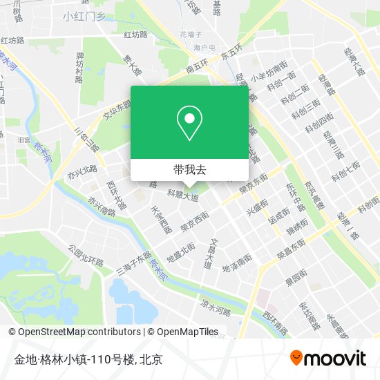 金地·格林小镇-110号楼地图