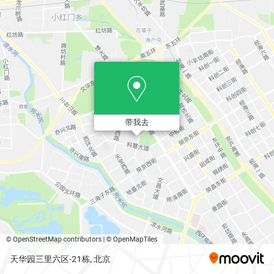 天华园三里六区-21栋地图