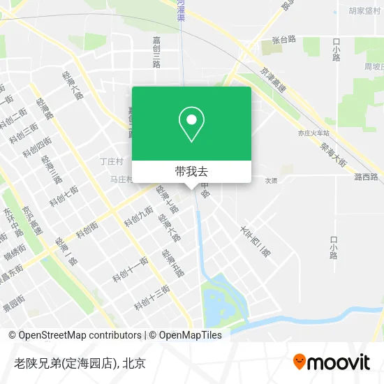 老陕兄弟(定海园店)地图