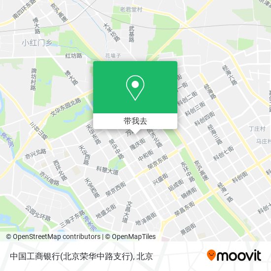 中国工商银行(北京荣华中路支行)地图