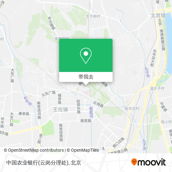 中国农业银行(云岗分理处)地图