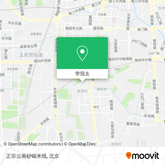 正宗云南砂锅米线地图