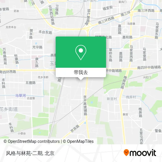 风格与林苑-二期地图