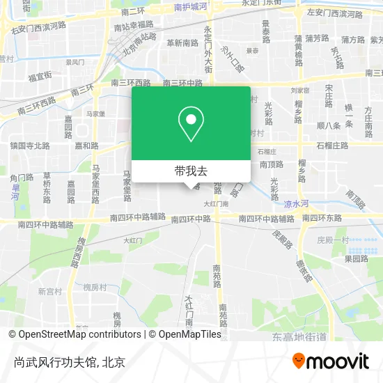 尚武风行功夫馆地图