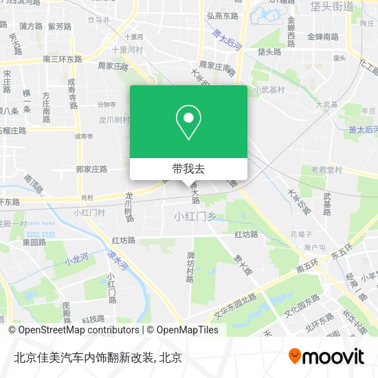 北京佳美汽车内饰翻新改装地图