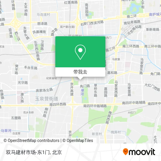 双马建材市场-东1门地图