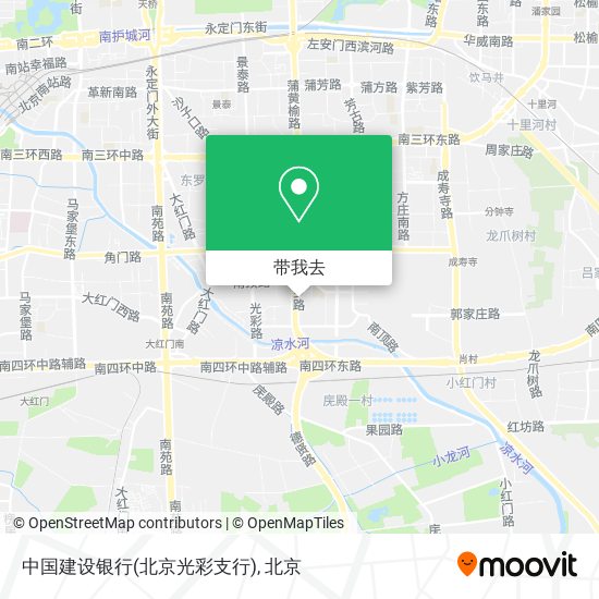 中国建设银行(北京光彩支行)地图
