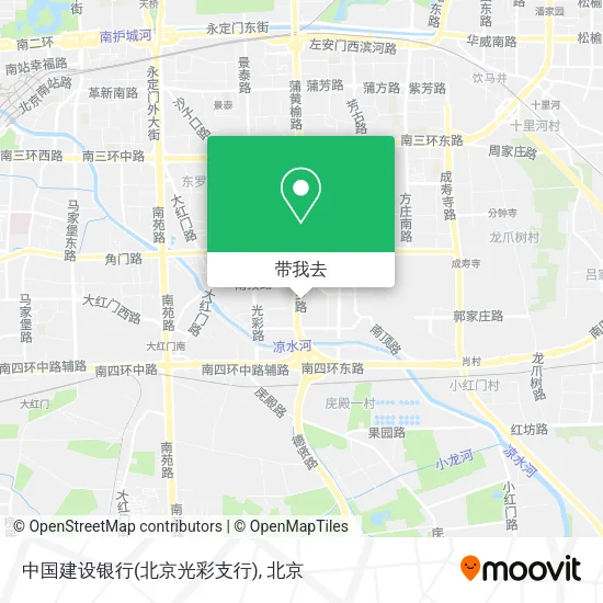 中国建设银行(北京光彩支行)地图