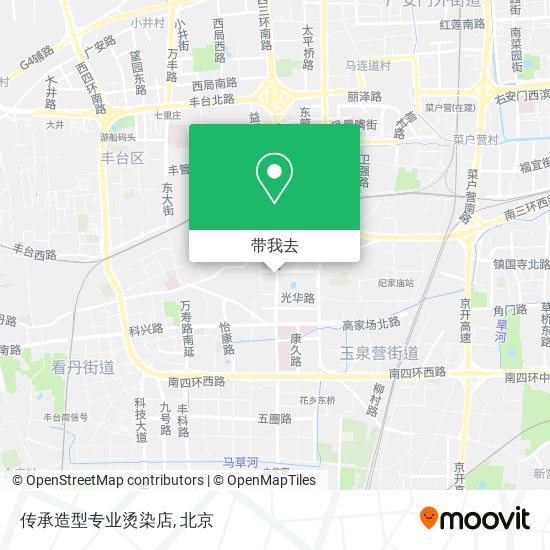 传承造型专业烫染店地图