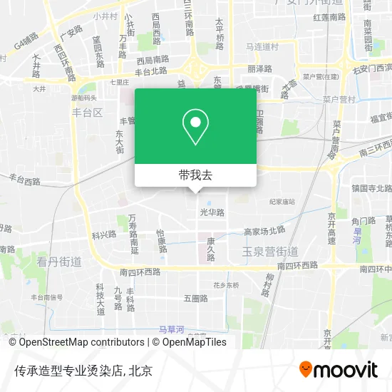 传承造型专业烫染店地图