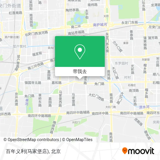 百年义利(马家堡店)地图