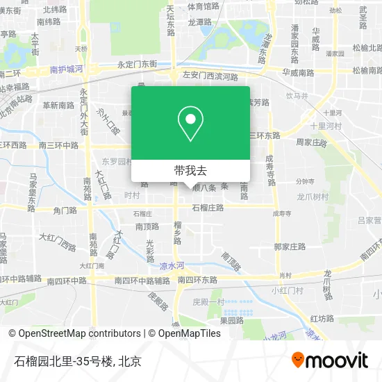 石榴园北里-35号楼地图