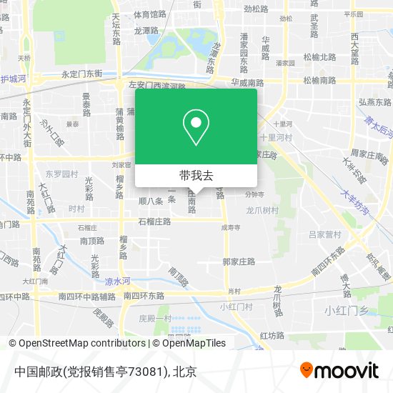 中国邮政(党报销售亭73081)地图
