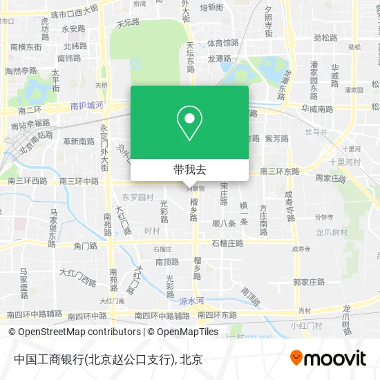 中国工商银行(北京赵公口支行)地图