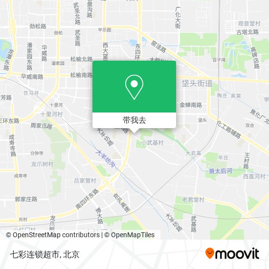 七彩连锁超市地图