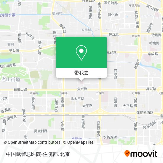 中国武警总医院-住院部地图