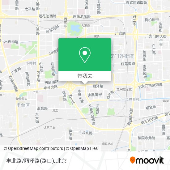 丰北路/丽泽路(路口)地图