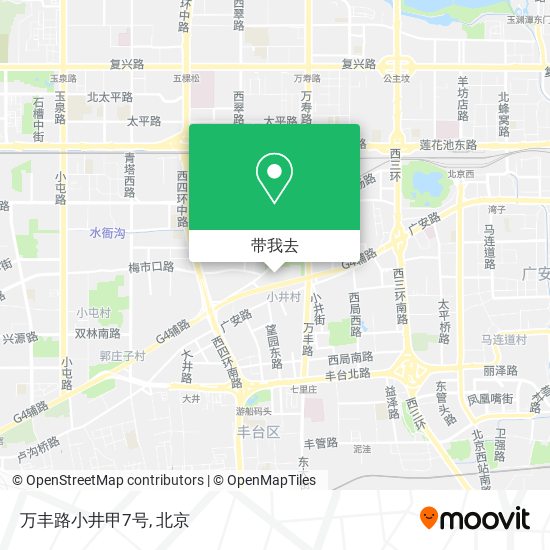 万丰路小井甲7号地图