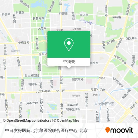 中日友好医院北京藏医院联合医疗中心地图