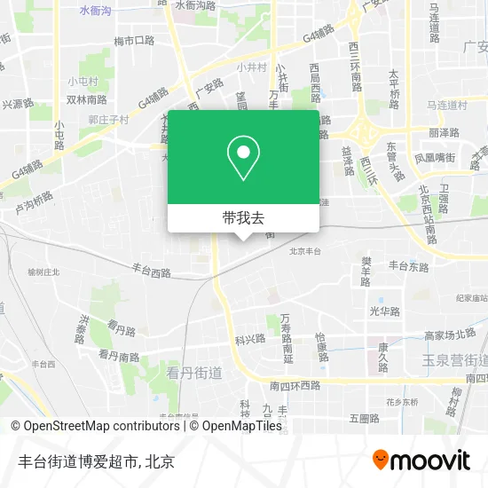 丰台街道博爱超市地图