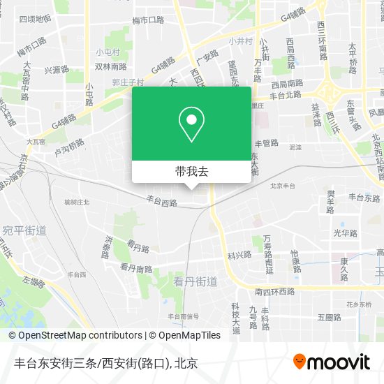 丰台东安街三条/西安街(路口)地图