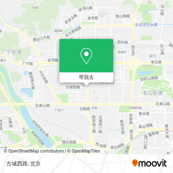 古城西路地图