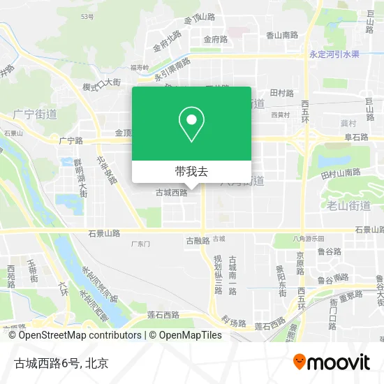 古城西路6号地图